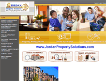 Tablet Screenshot of jordanpropertysolutions.com